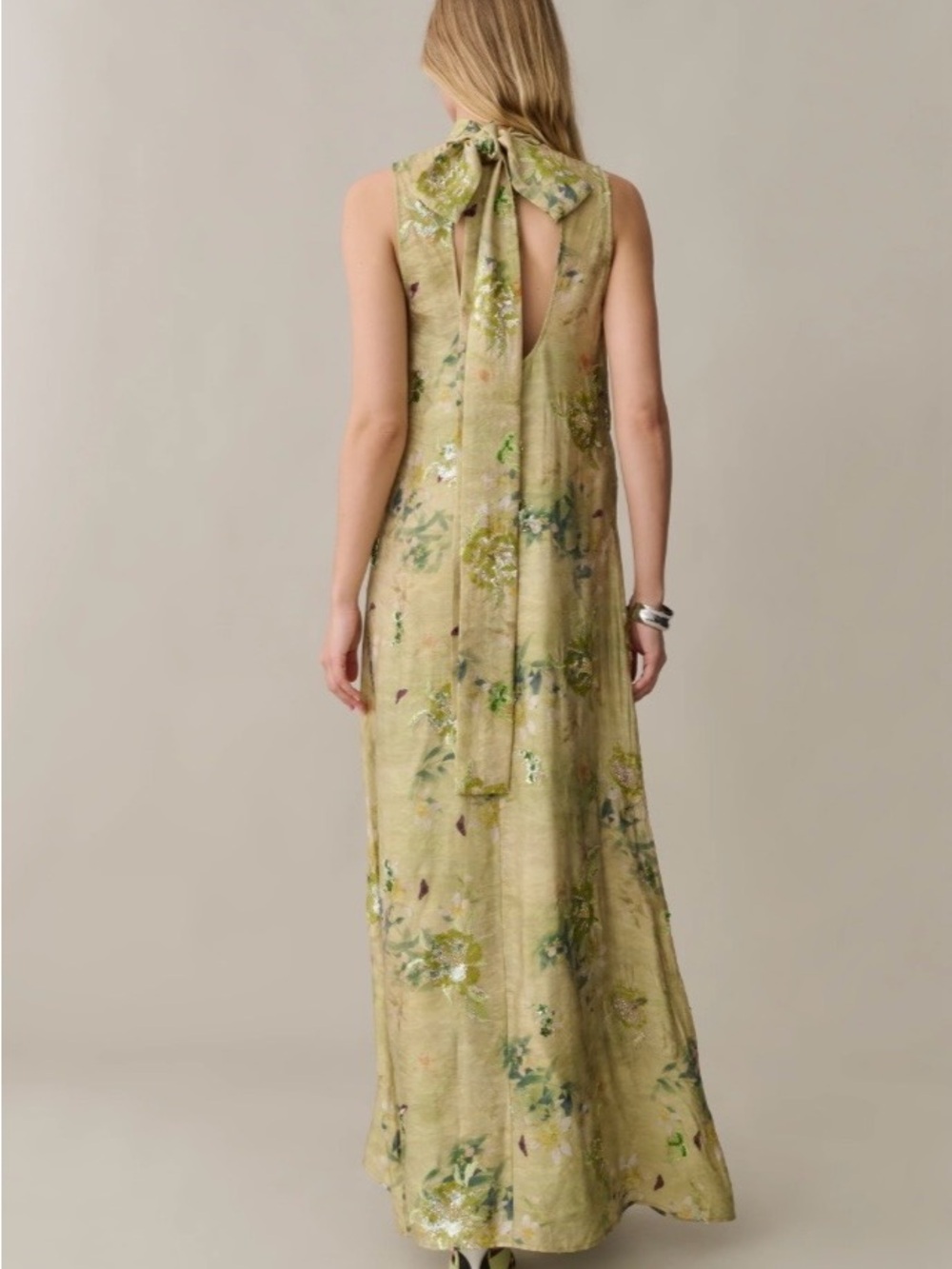 Few Moda o.p.t Naia Floral green Maxi Dress - Picture 5 of 9